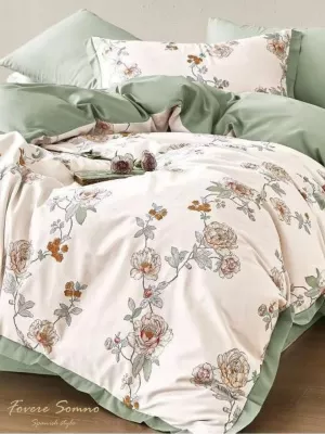 Комплект постельного белья 1,5 спальный Fovere Somno сатин 1044-1 купить на FovereSomno.ru